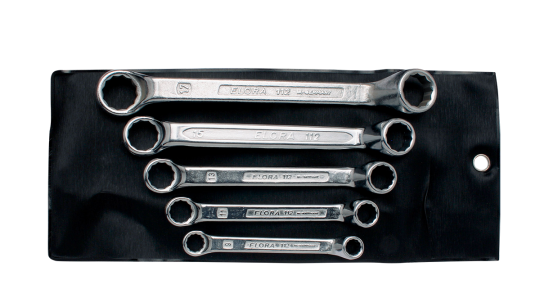 Double-Ended Ring Spanner-Set, metric 