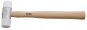 KUNSTSTOFFHAMMER AUS DESMOPAN, 22MM, ELORA-1661-22
