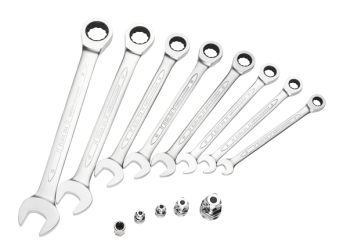 Set-Combination Spanner with Ring Ratchet, metric 